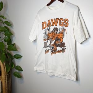 Cleveland Browns Dawg Eat P*ssy Football Club Shirt Vintage Men Gift Tee XL